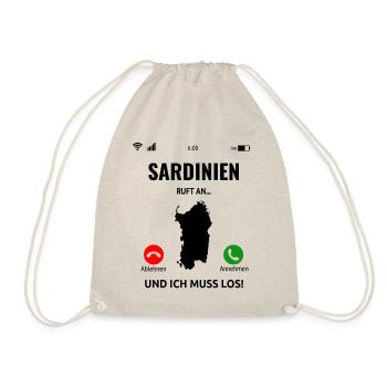 Sardinien Urlaub Sardegna Italien Geschenk Idee - Turnbeutel - Natur - Vorne