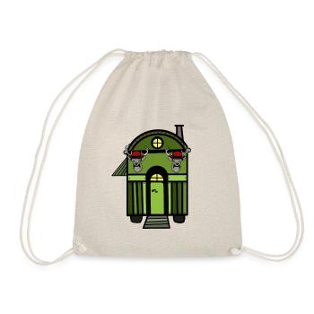 Roulotte Wood Hut House Wilderness Nature Living - Sac de sport léger - nature - Devant