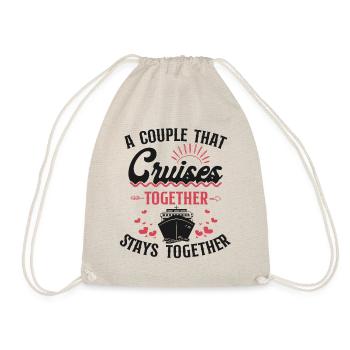 Couples de vacances en bateau de croisière - Sac de sport léger - nature - Devant