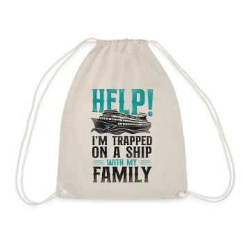Cruise Ship Vacation Family - Turnbeutel - Natur - Vorne