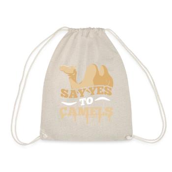 Dites oui aux chameaux - Sac de sport léger - nature - Devant