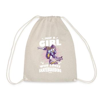 skate halfpipe cool fille - Sac de sport léger - nature - Devant