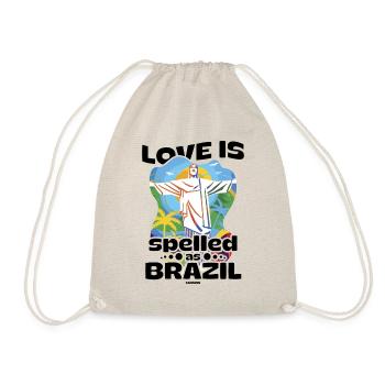 Brazil Rio de Janeiro South America Gift - Drawstring Bag - nature - Front