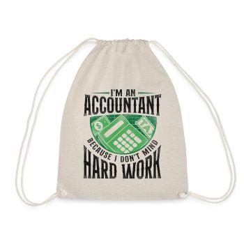 Accountant Bookkeeper Accounting - Turnbeutel - Natur - Vorne