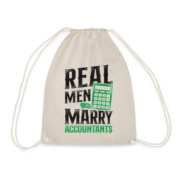 Accountant Bookkeeper Marriage - Turnbeutel - Natur - Vorne