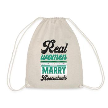 Accountant Bookkeeper Marriage - Turnbeutel - Natur - Vorne