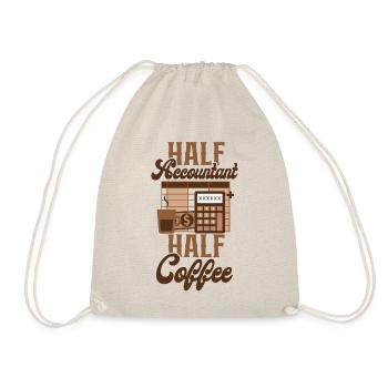 Accountant Bookkeeper Accounting - Drawstring Bag - nature - Front