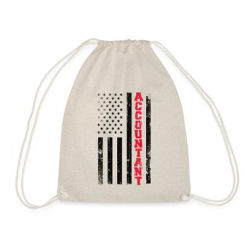 Accountant Bookkeeper Accounting - Drawstring Bag - nature - Front