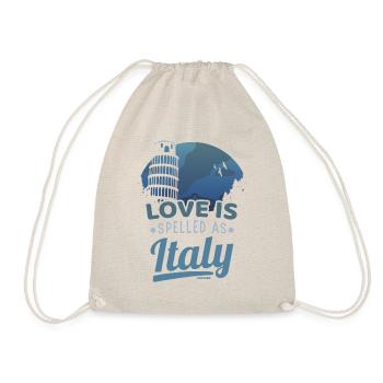 Italie Drapeau italien Italia Cadeau - Sac de sport léger - nature - Devant