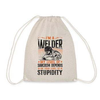Soudage Soudeur Vintage Je suis A - Sac de sport léger - nature - Devant