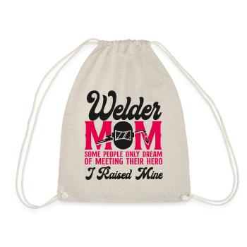Welder Welding Mother Vintage - Turnbeutel - Natur - Vorne