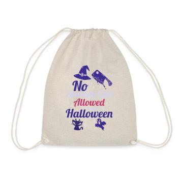 An Halloween sind keine ängstlichen Katzen erlaubt - Turnbeutel - Natur - Vorne