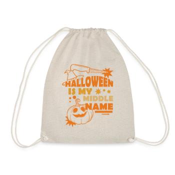 Halloween Is My Middle Name - Turnbeutel - Natur - Vorne