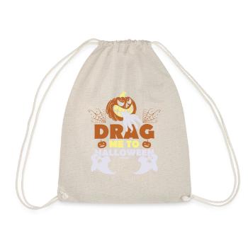 Halloween Pumpkin Ghost Monster Gift - Drawstring Bag - nature - Front