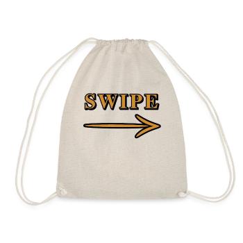 Swipe Me - Balayez vers la droite - Sac de sport léger - nature - Devant