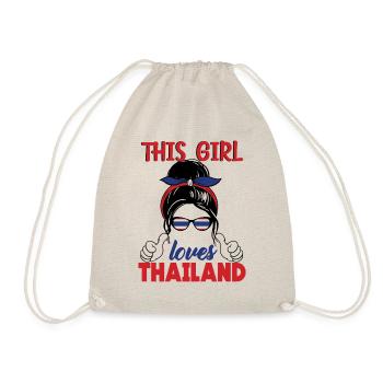 Thaïlande Fille - Sac de sport léger - nature - Devant