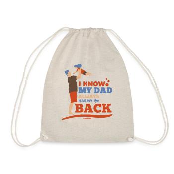 Père et fille - Sac de sport léger - nature - Devant