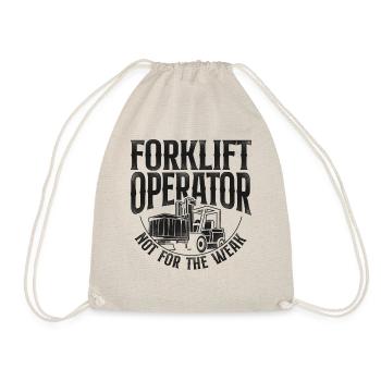 Certified Forklift Truck Operator - Drawstring Bag - nature - Front