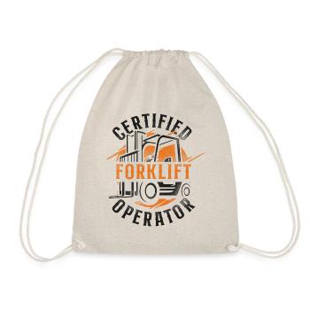 Certified Forklift Truck Operator - Turnbeutel - Natur - Vorne