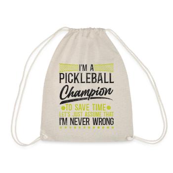 Pickleball Je suis un Pickleball - Sac de sport léger - nature - Devant