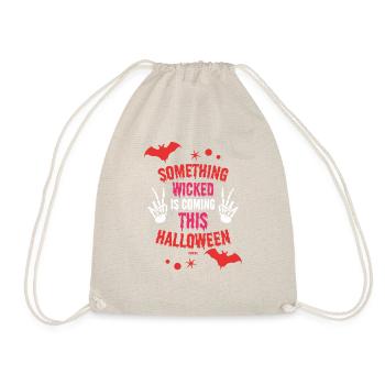 Halloween Bat Monster - Drawstring Bag - nature - Front