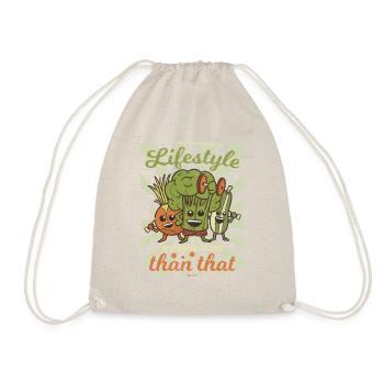 La nutrition végétalienne est plus qu’un simple mode de vie - Sac de sport léger - nature - Devant