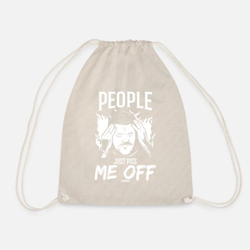 People Just Piss Me Off - Turnbeutel - Natur