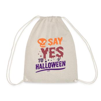 Say yes to Halloween - Drawstring Bag - nature - Front