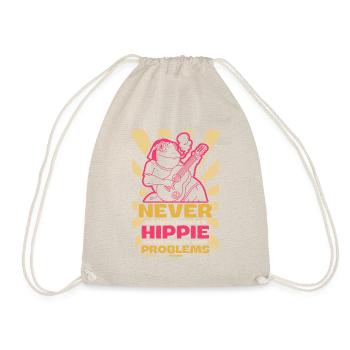 Peace solves all problems Hippie - Drawstring Bag - nature - Front