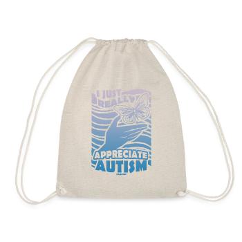 J’aime l’autisme - Sac de sport léger - nature - Devant