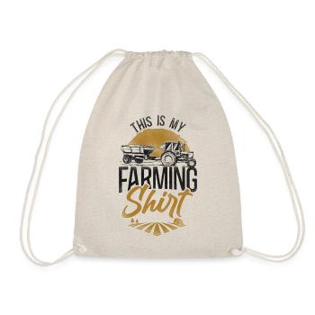 Farming Farmer Tracteur Vintage - Sac de sport léger - nature - Devant