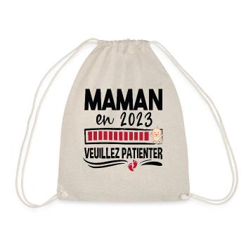 Maman Agricultrice Agriculture 2023 Naissance - Sac de sport léger - nature - Devant