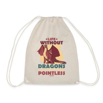 Life Without Dragons Is Possible But Pointless - Turnbeutel - Natur - Vorne