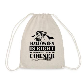 Vampir Halloween Geschenk - Turnbeutel - Natur - Vorne