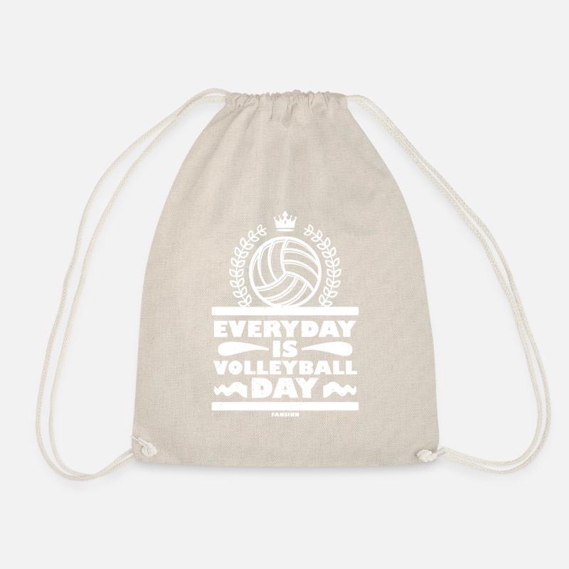 Volleyball - Turnbeutel - Natur
