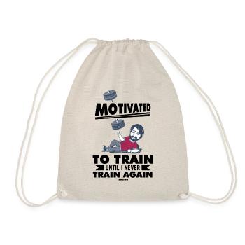 Motivation motivieren Karriere Positiv Geschenk - Turnbeutel - Natur - Vorne