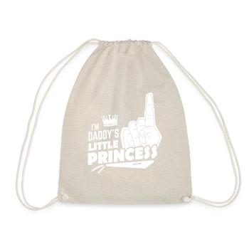 Papa Fille Enfant Fête des Pères Fille Cadeau - Sac de sport léger - nature - Devant
