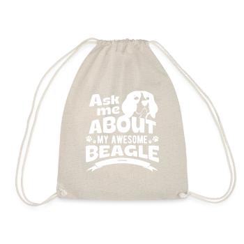 Beagle - Turnbeutel - Natur - Vorne