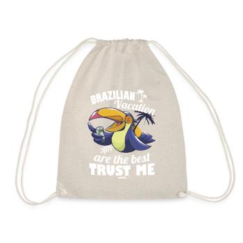 Brazil Rio de Janeiro South America Gift - Drawstring Bag - nature - Front