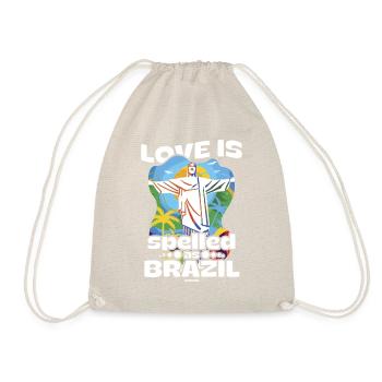 Brazil - Drawstring Bag - nature - Front