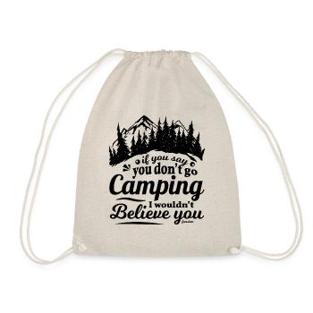 Camping - Turnbeutel - Natur - Vorne