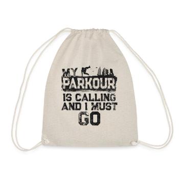 Parkour Free Running Traceur - Drawstring Bag - nature - Front
