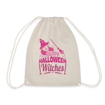 Happy Halloween Hexen - Turnbeutel - Natur - Vorne