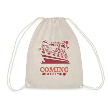I'm going on a cruise - Drawstring Bag - nature - Front