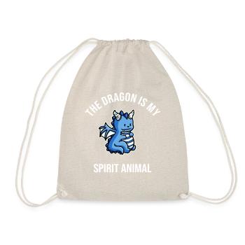 The Dragon Is My Spirit Animal - Drawstring Bag - nature - Front
