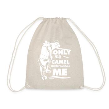 Seul mon chameau me comprend - Sac de sport léger - nature - Devant
