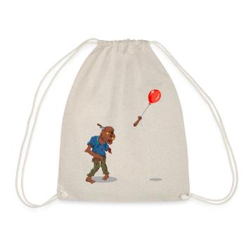 Horror Halloween Zombie - Drawstring Bag - nature - Front