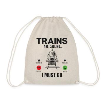 Conducteur de train à vapeur Trainspotting - Sac de sport léger - nature - Devant