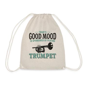 Trumpet Player Vintage Today's - Turnbeutel - Natur - Vorne