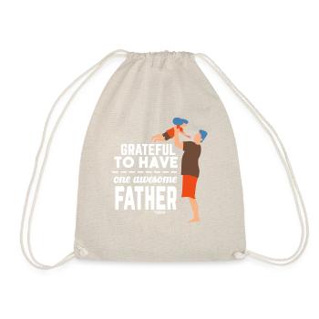 Ehemann Vater Eltern Kinder - Turnbeutel - Natur - Vorne